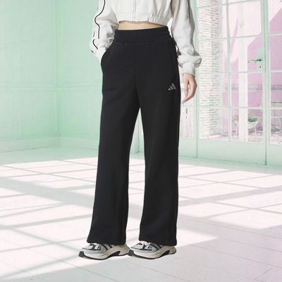 Adidas阿迪达斯女款裤子2025冬季新款舒适百搭运动束脚长裤KC0052