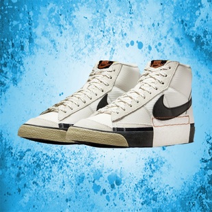 Nike耐克男鞋2023冬季新款开拓者高帮拼接百搭耐磨板鞋FB8891-002