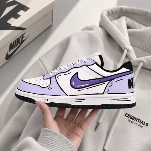 【球鞋定制】耐克 BIG NIKE LOW 香芋漫屿 男款低帮潮流休闲板鞋