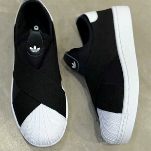 阿迪达斯三叶草男女款鞋子2026春季新款贝壳头百搭潮流板鞋KH8210
