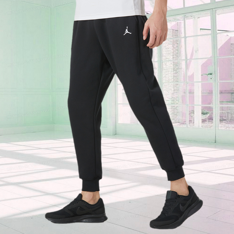 新款加绒保暖舒适运动束脚长裤