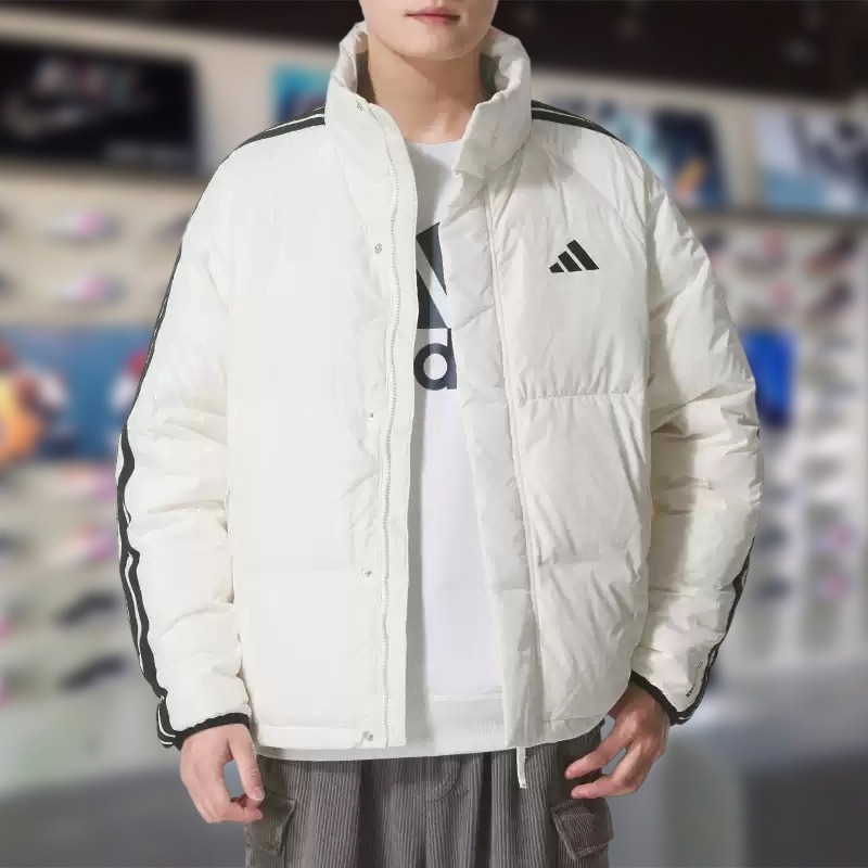 Adidas阿迪达斯男外套2025冬季新款舒适保暖防风休闲羽绒服KC2489