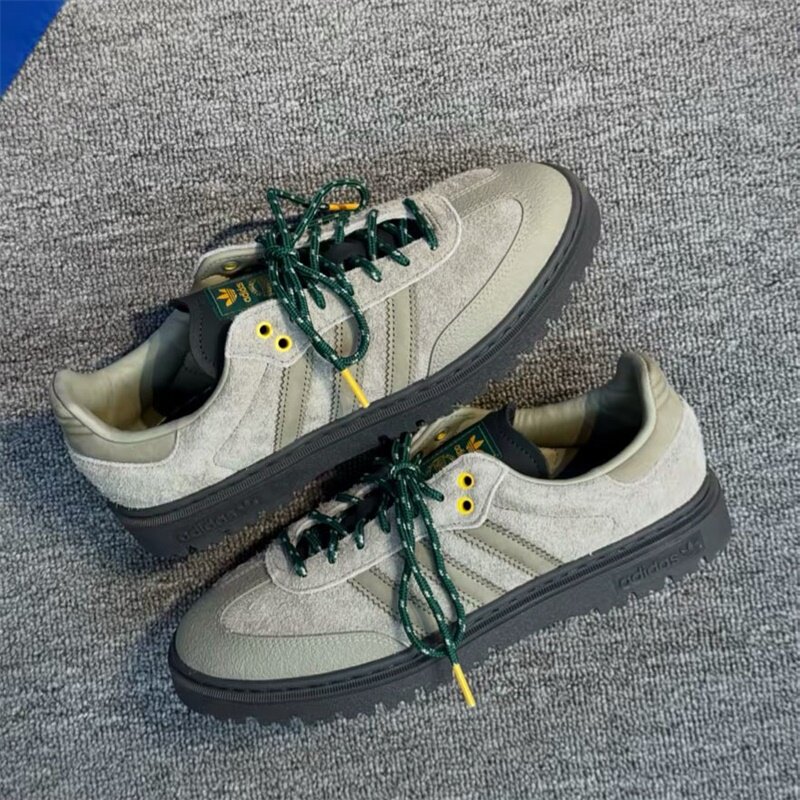 阿迪达斯三叶草男女鞋2026夏季新款舒适百搭轻便德训鞋板鞋HP7101