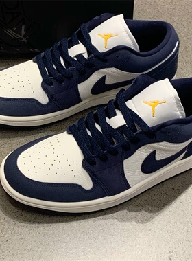 NiKe耐克男鞋子2026春季新款JORDAN 1低帮休闲潮流板鞋IO7448-400
