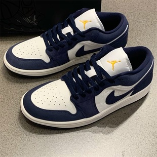 NiKe耐克男鞋子2026春季新款JORDAN 1低帮休闲潮流板鞋IO7448-400