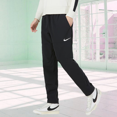 Nike耐克男裤子2023冬季新款舒适百搭运动直筒透气长裤DQ6592-010