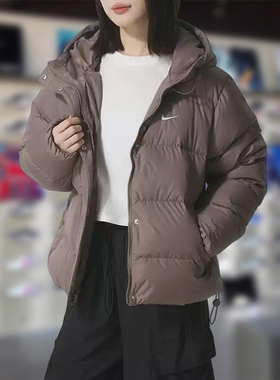 Nike耐克女子外套2025冬季新款舒适防风保暖休闲羽绒服IH0728-214