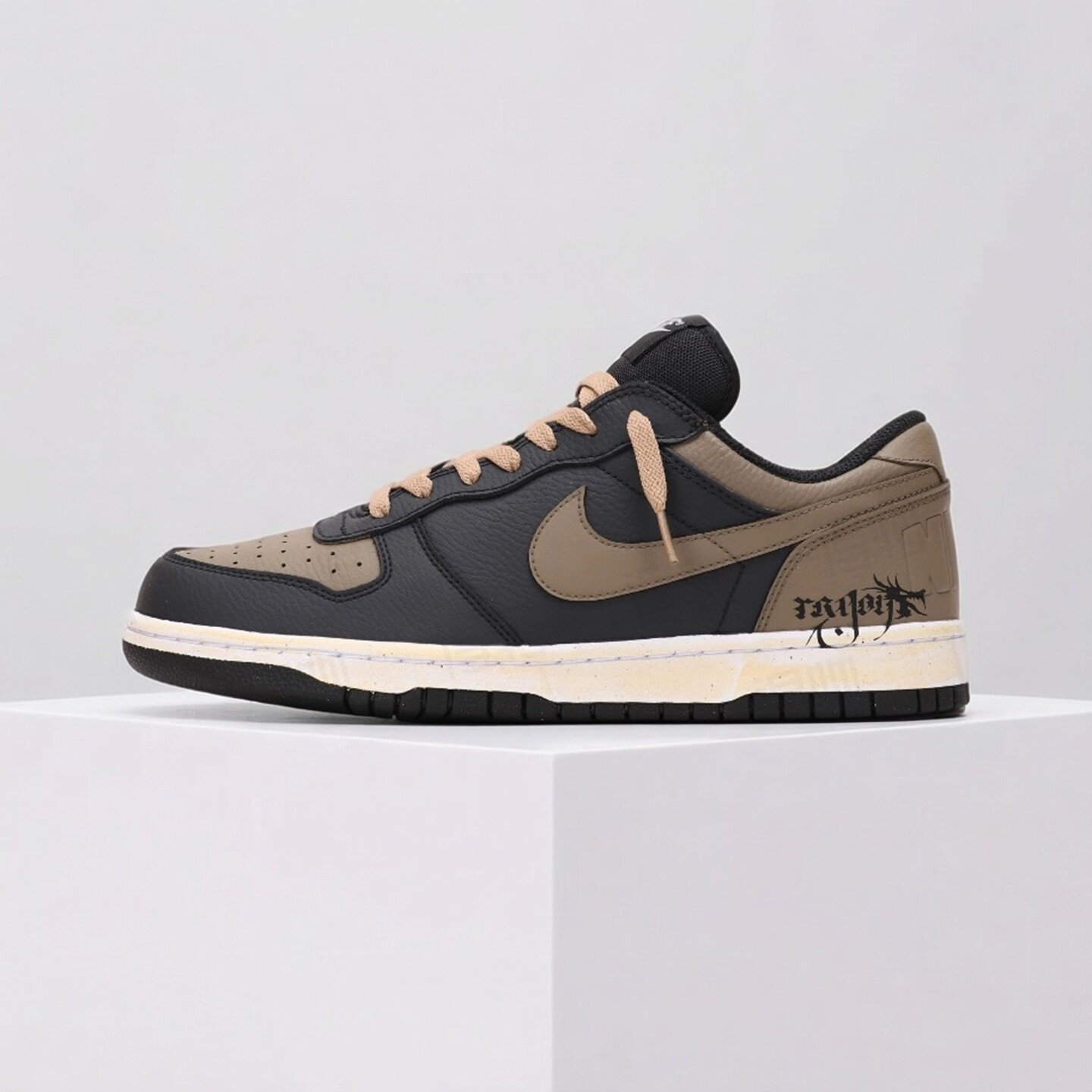 【球鞋定制】耐克男鞋 BIG NIKE LOW 马影耀月 潮流百搭休闲板鞋
