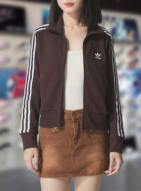 阿迪达斯三叶草女子外套2025冬季新款舒适百搭简约休闲夹克IN6061