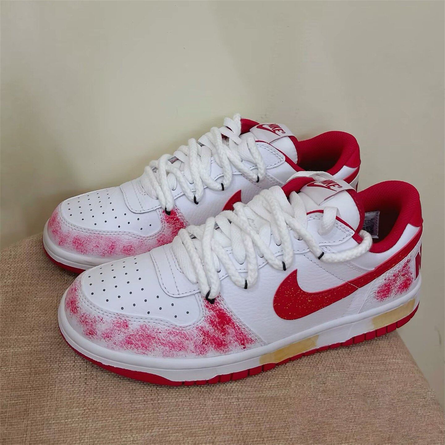 【球鞋定制】耐克男款鞋子 BIG NIKE LOW 红运鎏金 百搭潮流板鞋