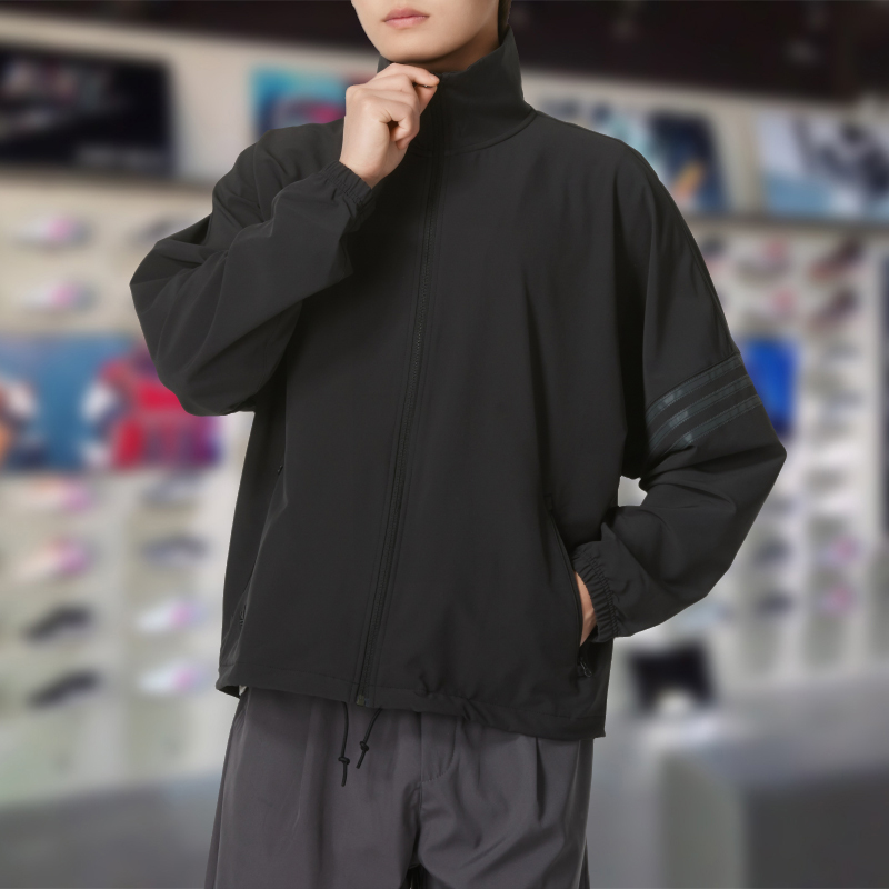 夏季新款舒适透气运动宽松夹克
