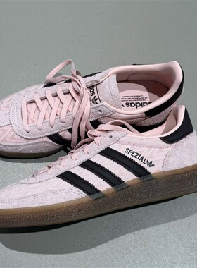 阿迪达斯三叶草男女鞋2026春季新款舒适百搭轻便德训鞋板鞋IH1499