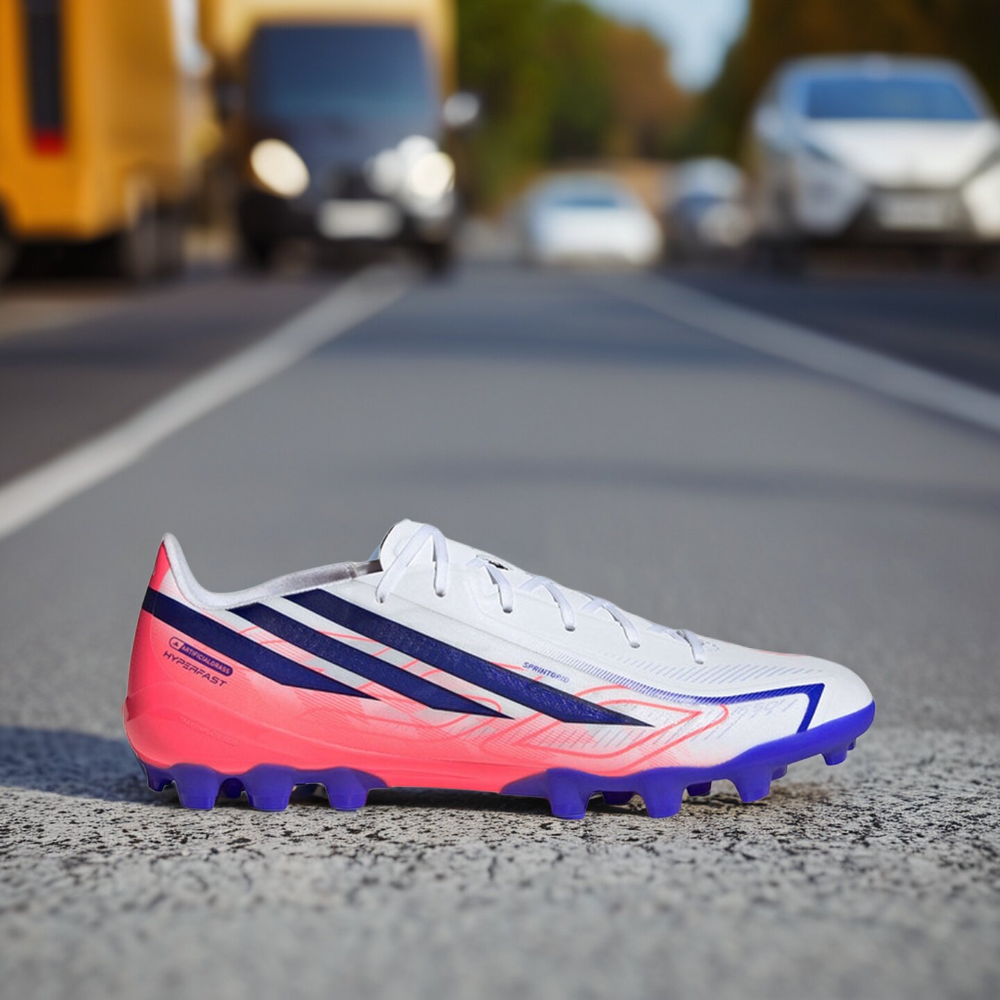 Adidas阿迪达斯男款鞋子2026秋季新款AG钉鞋实战训练足球鞋HQ2375