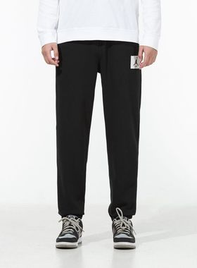 NIKE耐克加绒保暖长裤男2022冬季新款AJ飞人束脚收口运动裤DA9813