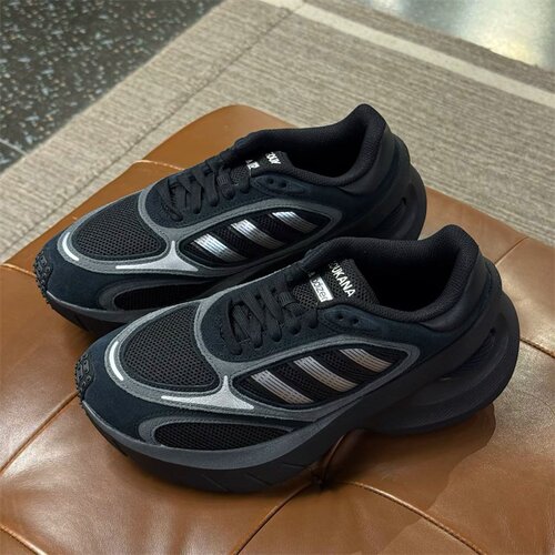 Adidas阿迪达斯男女鞋2026春季新款舒适透气百搭增高老爹鞋KJ2840