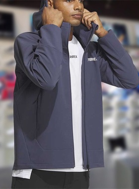 Adidas阿迪达斯男子外套2025春季新款舒适宽松透气梭织夹克IP0737