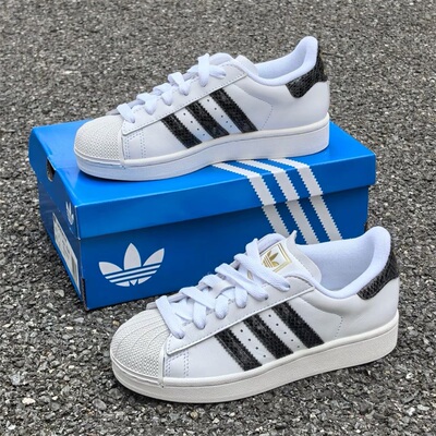 阿迪达斯三叶草男女款鞋子2026春季新款贝壳头百搭潮流板鞋HQ2285