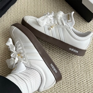 【球鞋定制】Adidas阿迪达斯 VL COURT 月光尚蒂雅 男女潮流板鞋