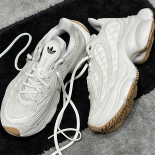 阿迪达斯三叶草男女鞋子2026春季新年款厚底增高百搭老爹鞋HQ2643