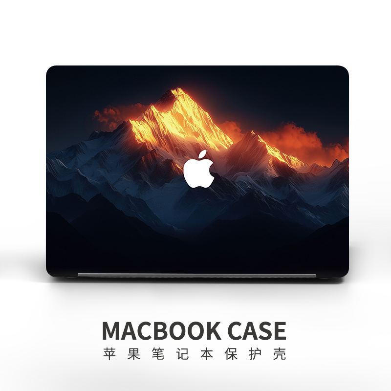 适用于2024新款苹果笔记本电脑保护壳MacBook Air13/14电脑保护套Pro15/16电脑壳轻软全包M1防摔A2442外壳