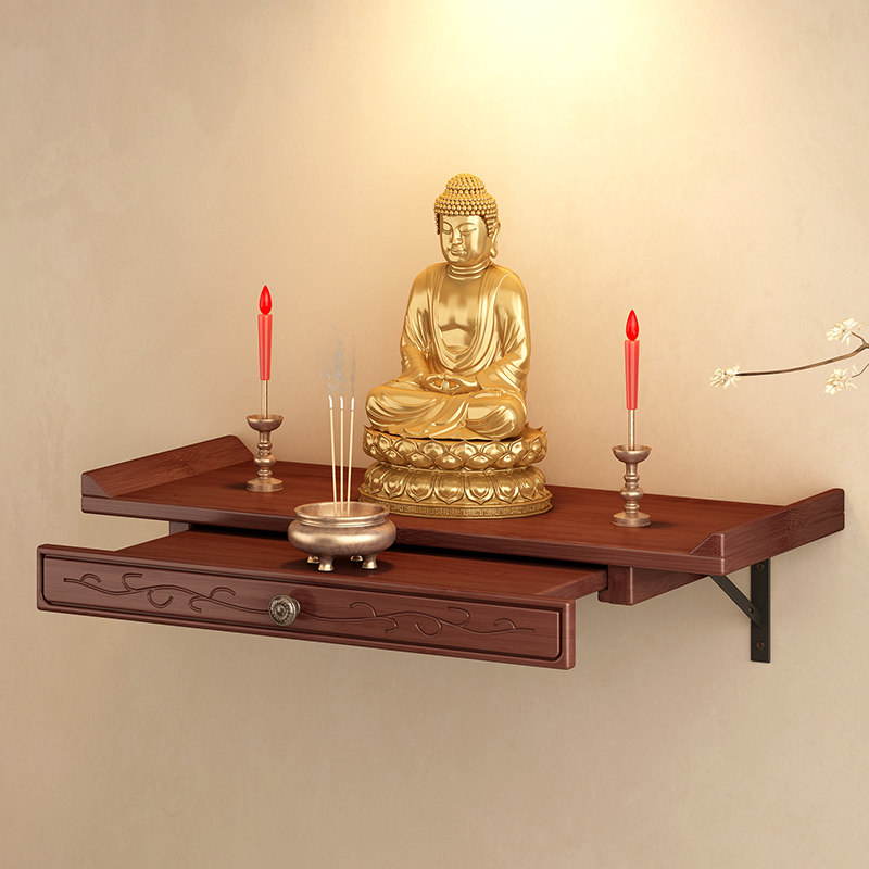 佛龛壁挂式供桌神台家用佛台财神爷神龛供奉台小型观音佛像供座台,住宅家具,佛柜/佛龛,淘宝优惠券,粉丝福利购,淘宝优惠卷