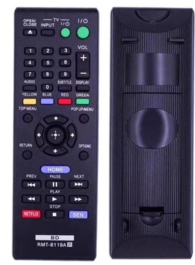 适用索尼蓝光播放器DVD遥控器RMT-B119A B109A BDP-BX110 310 510