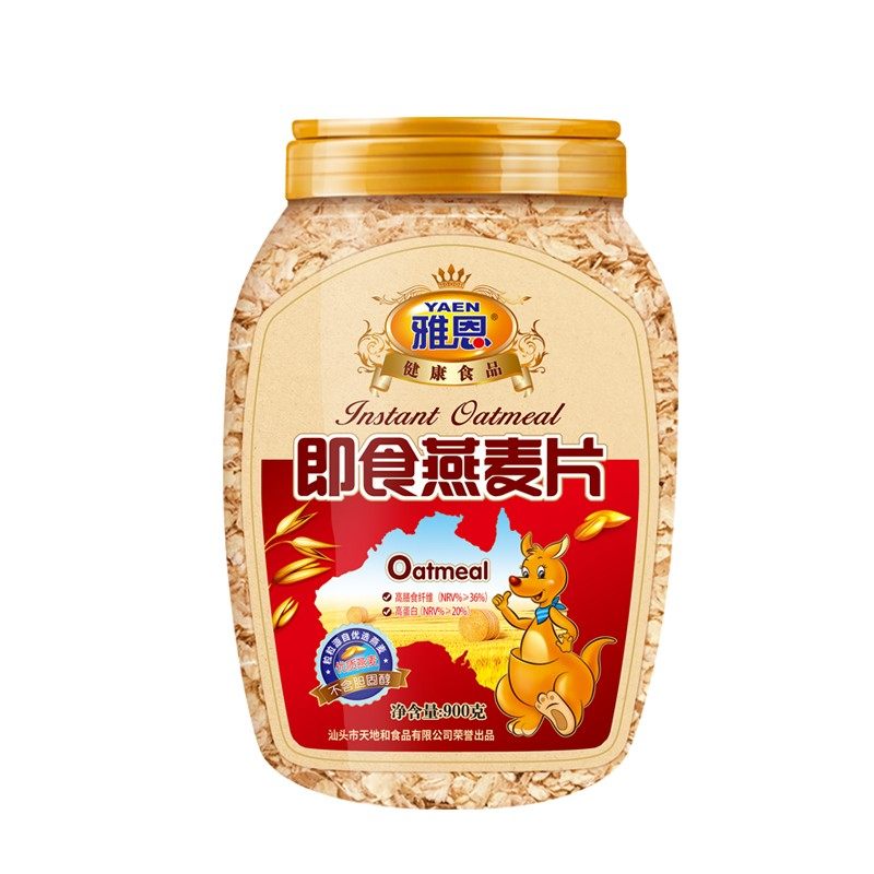 雅恩早餐快煮营养高纤隔夜冷泡黑麦片即食快熟罐装免煮纯燕麦片,咖啡/麦片/冲饮,纯燕麦片,淘宝优惠券,粉丝福利购,淘宝优惠卷