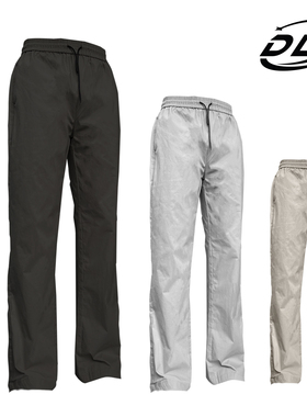 DLZ凉感休闲裤弯刀轻薄直筒弹力基础透气通勤梭织长裤