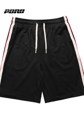 【PDRD清仓】侧边条纹休闲五分裤