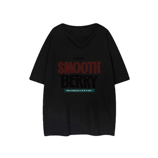 美式复古短袖t恤女2026新款夏季v领宽松半袖纯棉上衣大码胖mm显瘦