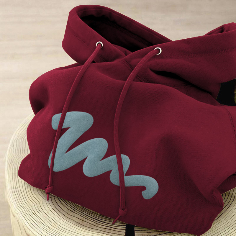 加绒连帽宽松上衣本命年蛇年衣服