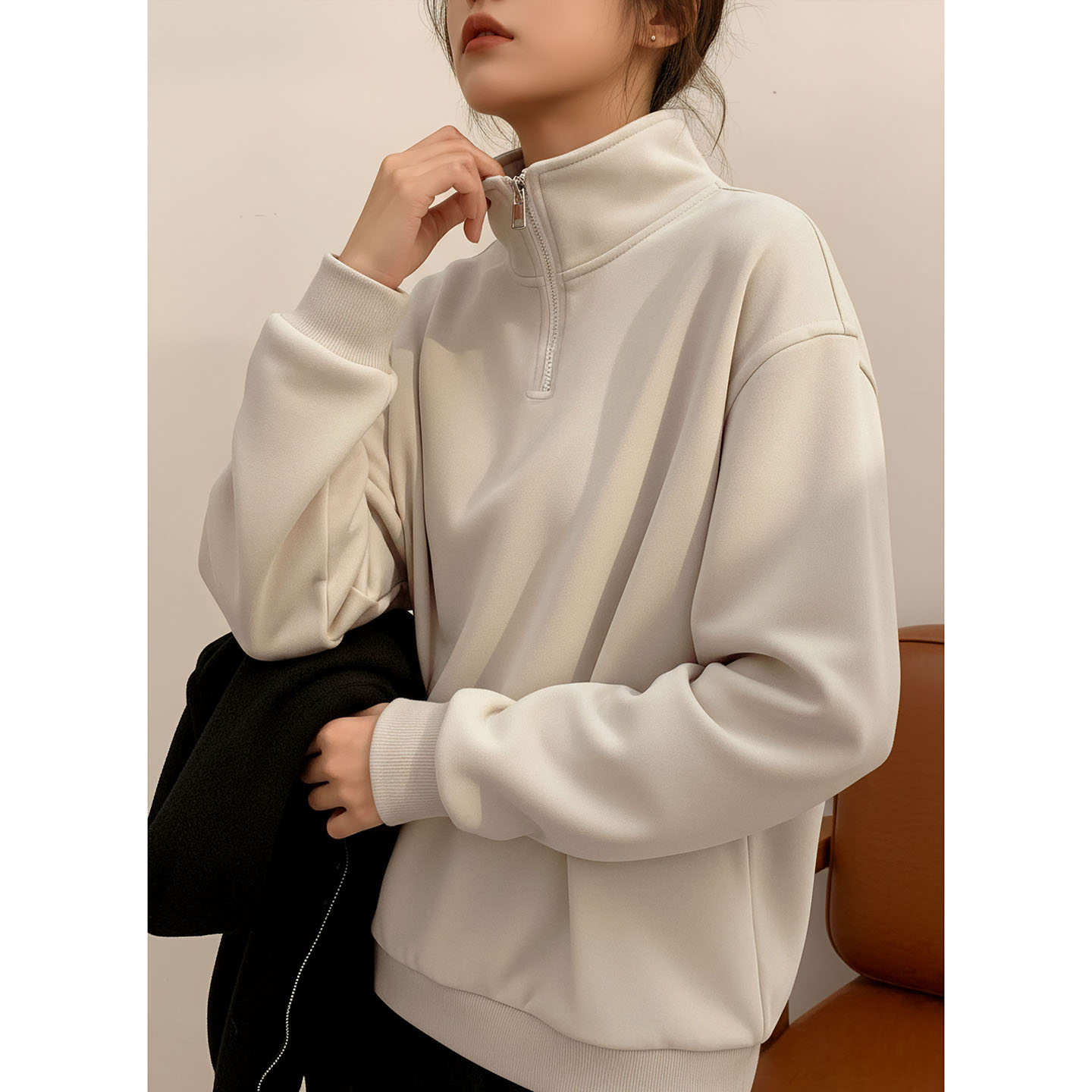 中性极简风卫衣女款女2025新款