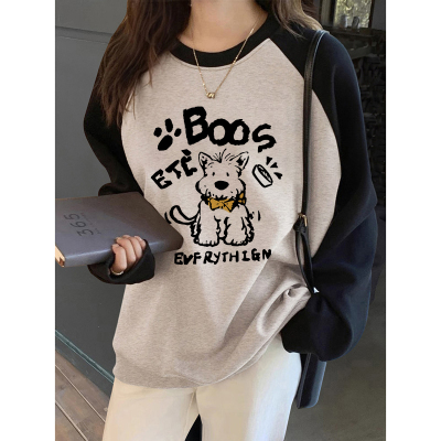 大版灰色卫衣女款2025新款