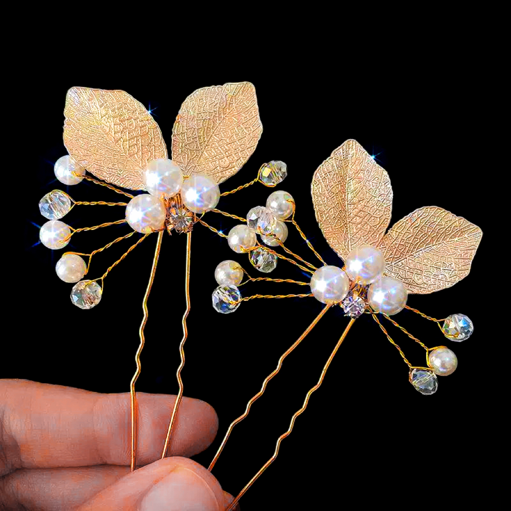 新娘婚宴发簪子韩式盘发发簪插针