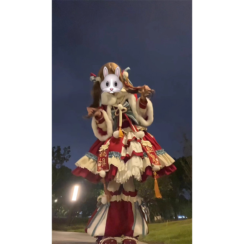 招财进宝新年中华风Lolita公主裙