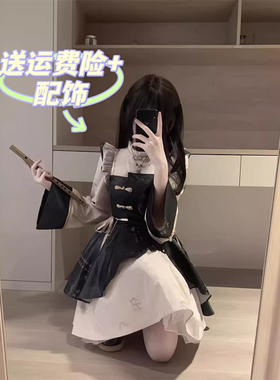 【竹杳】现货新中式改良旗袍lolita少女汉服OP连衣裙中华风洛丽塔