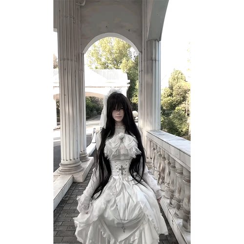 Lolita甜美重工哥特长款公主裙