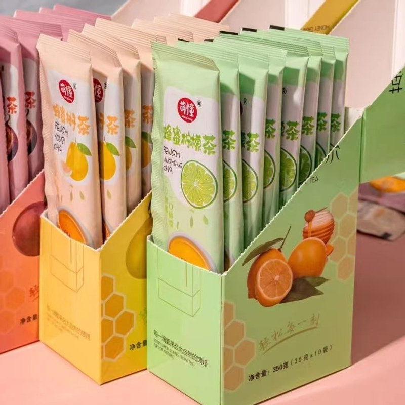 泡茶水果茶0脂肪蜂蜜柚子茶柠檬百香果茶便携冲泡赵露思同款小包