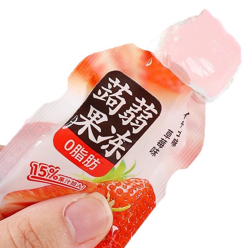 蒟蒻果冻0脂肪果汁魔芋解馋网红休闲解馋零食儿童多口味散装批发