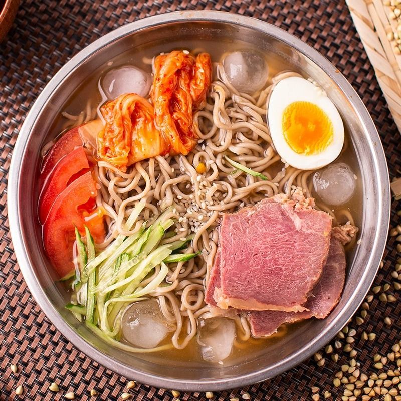 冷卡0脂肪荞麦面饼免煮速食整箱代餐食品主食方便面拌面宿舍面条