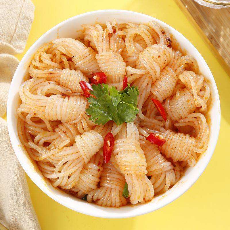 魔芋丝结0脂肪低卡即食速食魔芋粉丝面串串火锅配菜家庭装小包装