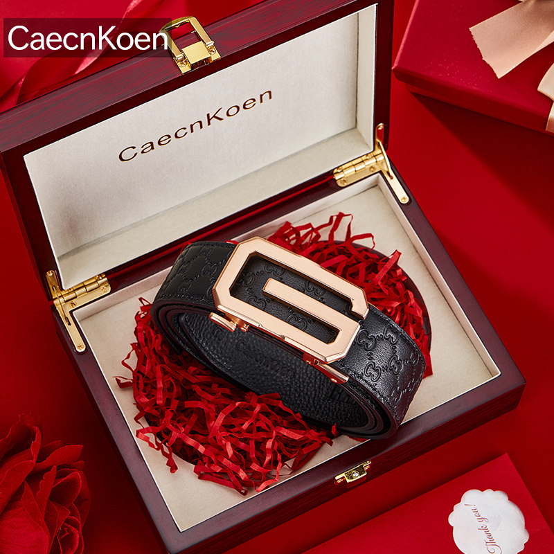 CaecnKoen皮带男款真皮青年潮流