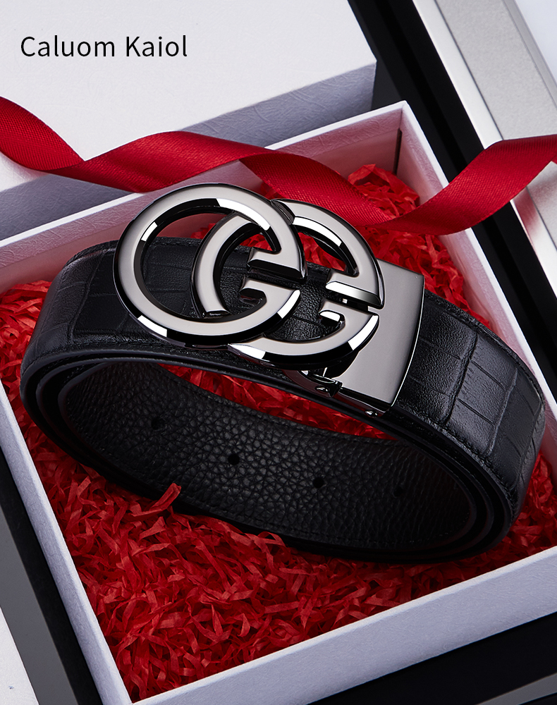 正品男士腰带真皮2025新款