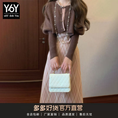 法式过新年高级感毛衣格