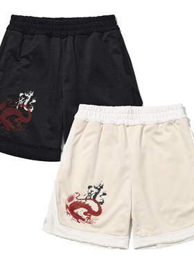 【PacShop】.pac 米白/黑龙队篮球短裤 DRAGON BASKETBALL SHORTS