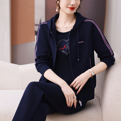 中年妈妈秋装运动服套装2025新款