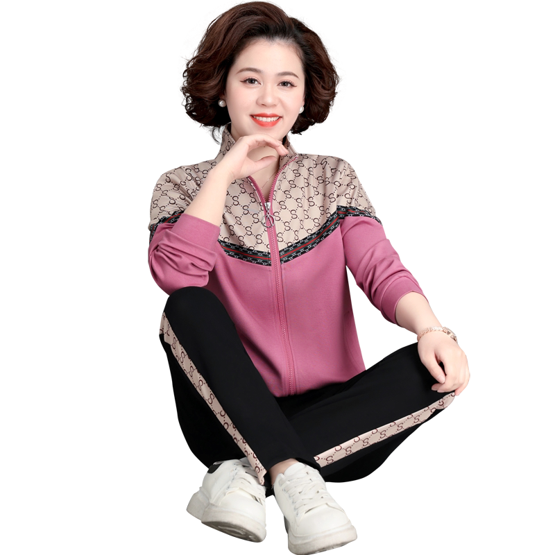 新款休闲运动服套装女春秋三件套