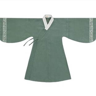 新款儿童汉服童装小言麟国风明制直裰披风男童宝宝绒秋冬款拜年服