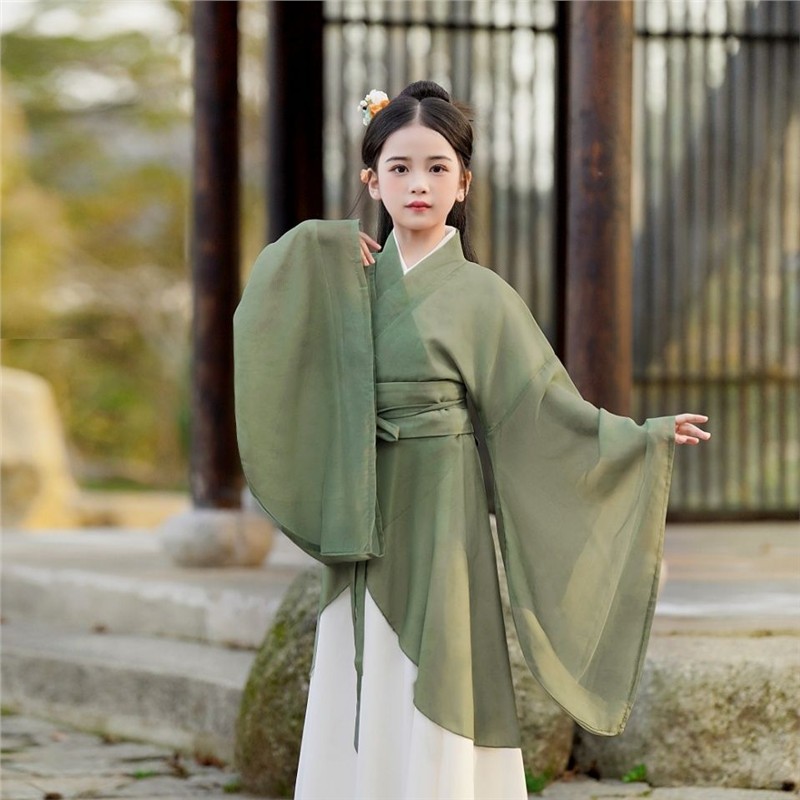魏晋风南北朝汉服女大袖交领