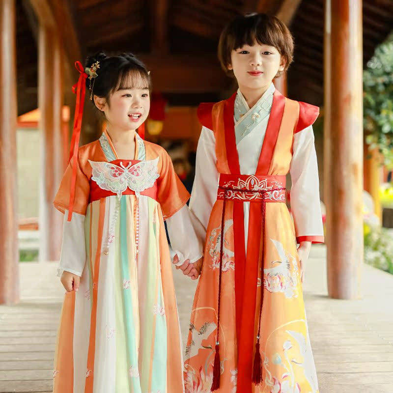 汉服男童女童2025新款儿童古装